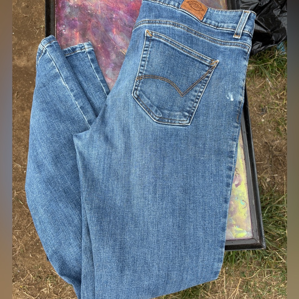 Dickies Blue Denim Jeans with Copper Accents